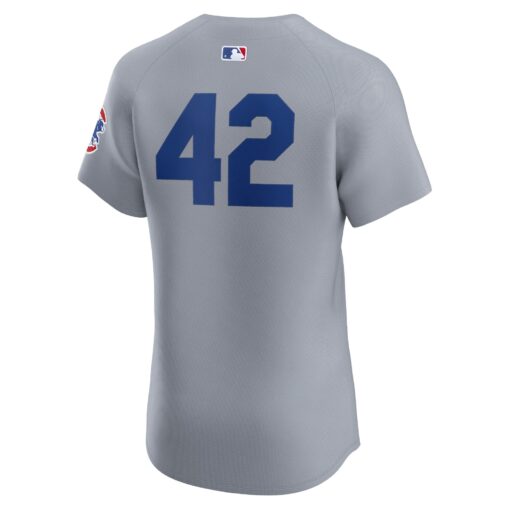 Men's Chicago Cubs Gray Road 2024 Jackie Robinson Day Elite Jersey - Image 3
