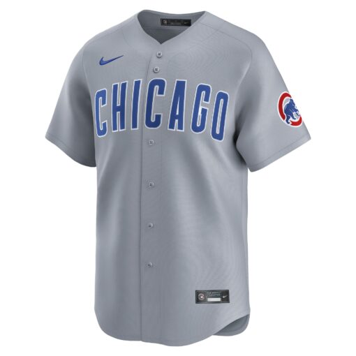 Men's Chicago Cubs Gray Road Limited Jersey - Image 2