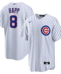 Men's Chicago Cubs Ian Happ White Home Jersey