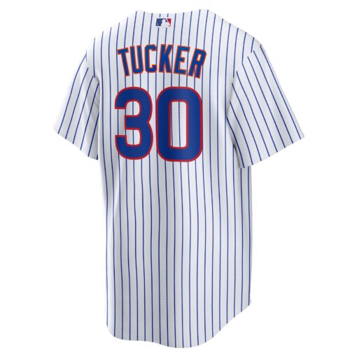 Men's Chicago Cubs Kyle Tucker White Home Player Jersey - Image 3