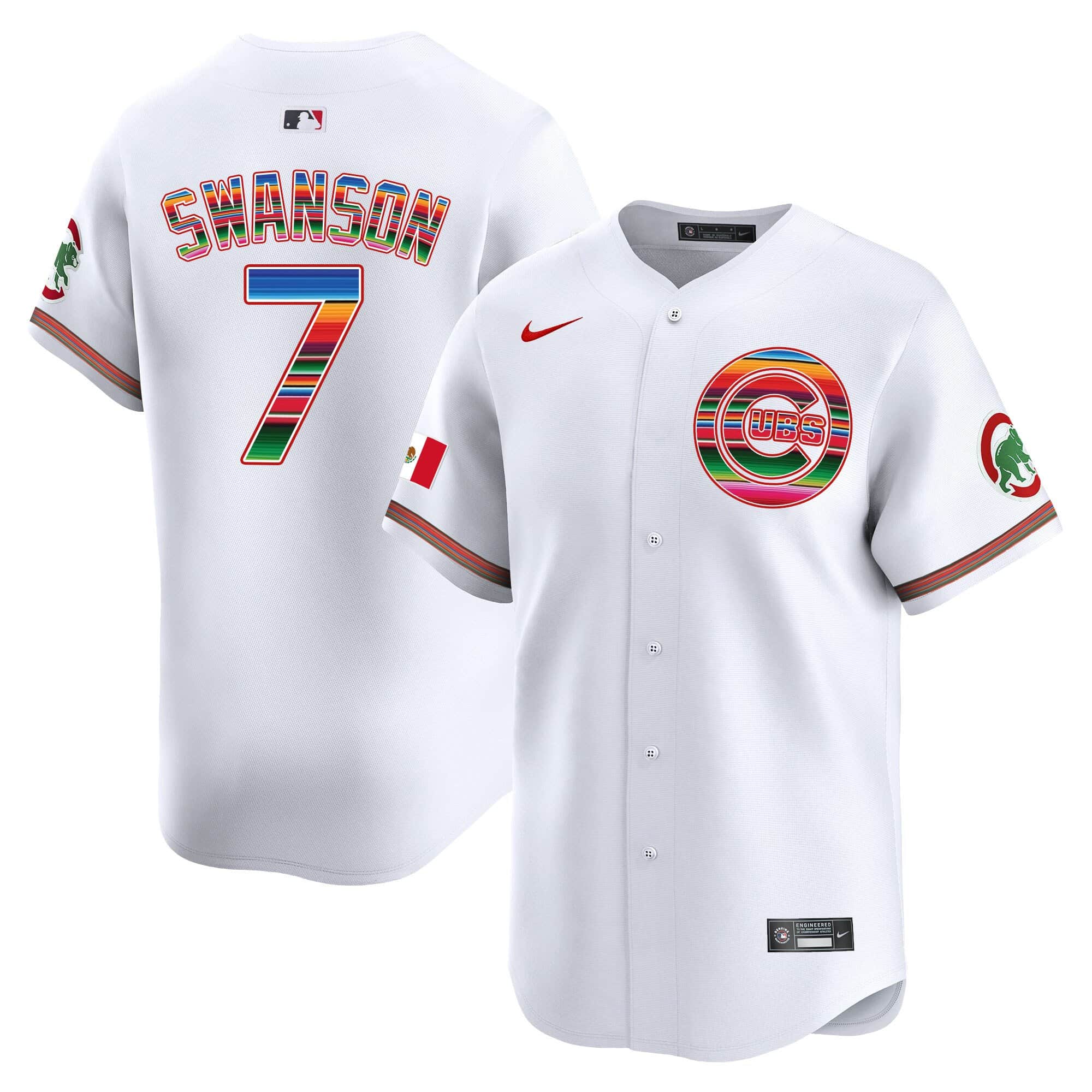 Men's Chicago Cubs Mexico Vapor Premier Limited Jersey