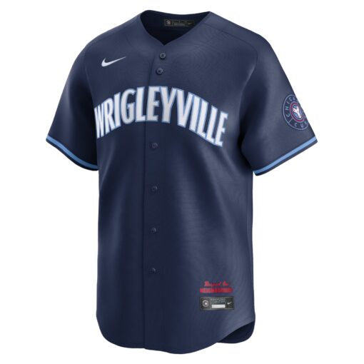Men's Chicago Cubs Navy City Connect Limited Jersey - Image 2