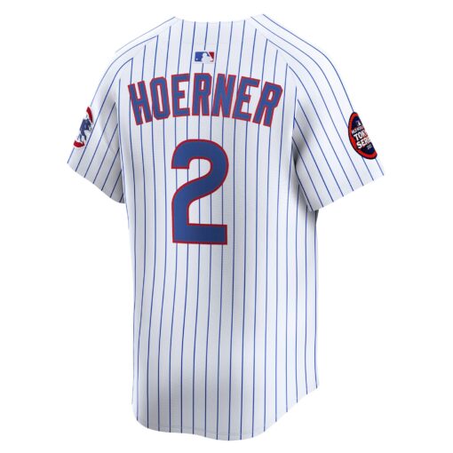 Men's Chicago Cubs Nico Hoerner White 2025 MLB World Tour: Tokyo Series Home Limited Player Jersey - Image 3