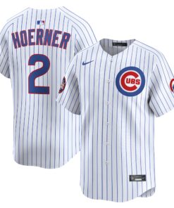 Men's Chicago Cubs Nico Hoerner White 2025 MLB World Tour: Tokyo Series Home Limited Player Jersey