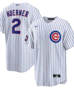 Men's Chicago Cubs Nico Hoerner White 2025 MLB World Tour: Tokyo Series Home Player Jersey