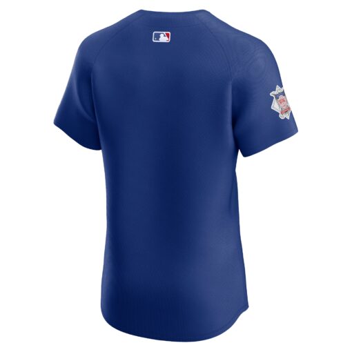 Men's Chicago Cubs Royal Alternate Vapor Premier Elite Patch Jersey - Image 3