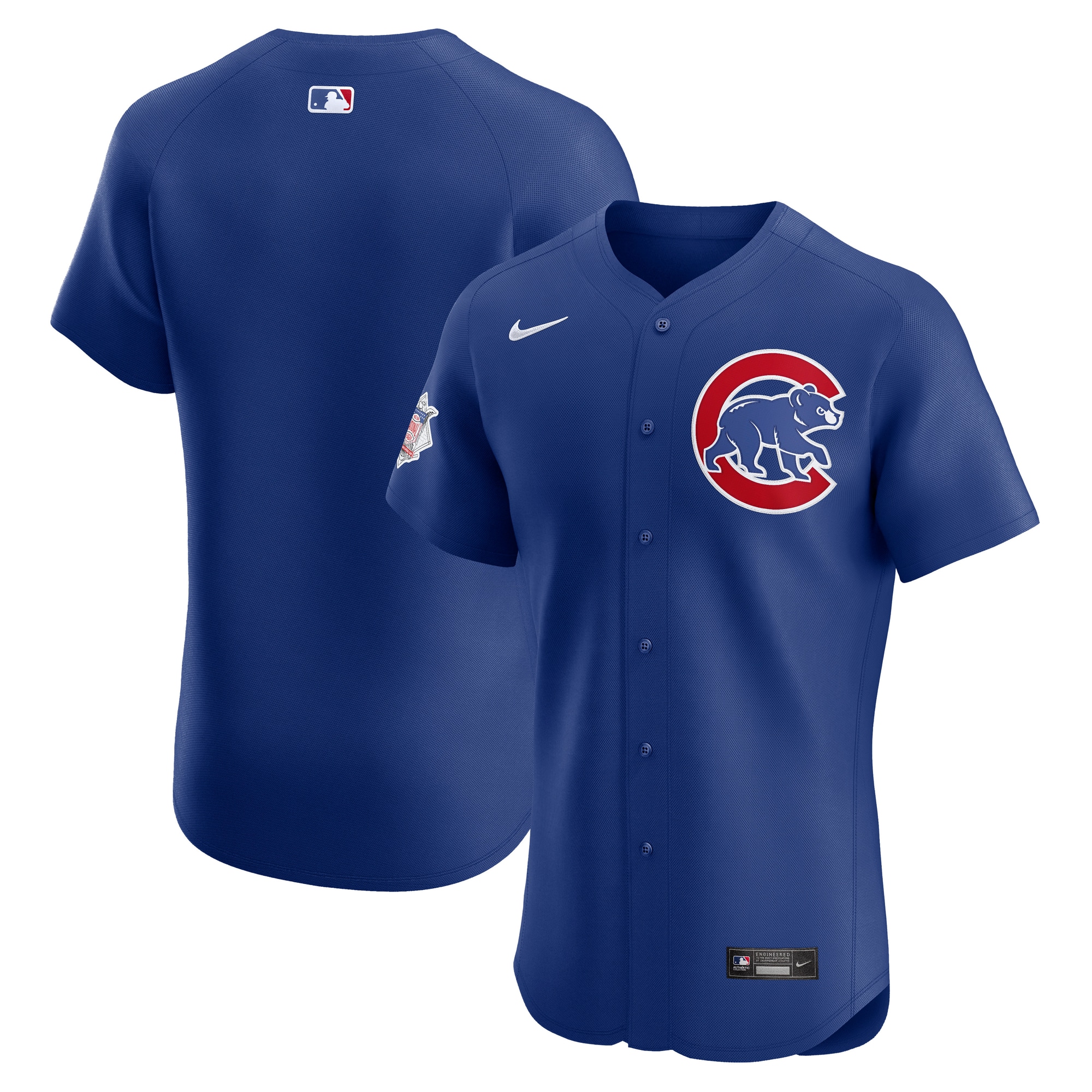 Men's Chicago Cubs Royal Alternate Vapor Premier Elite Patch Jersey