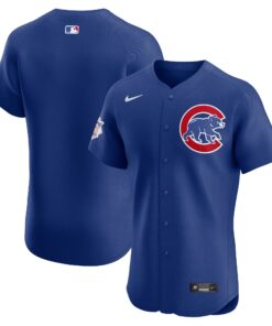 Men's Chicago Cubs Royal Alternate Vapor Premier Elite Patch Jersey
