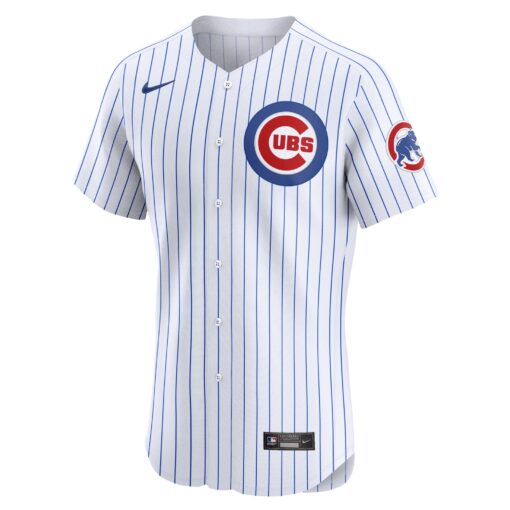 Men's Chicago Cubs White Home Elite Jersey - Image 2