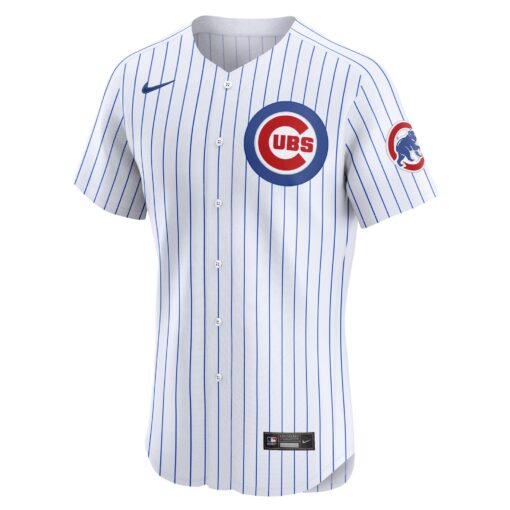 Men's Chicago Cubs White Home Elite Jersey - Image 2