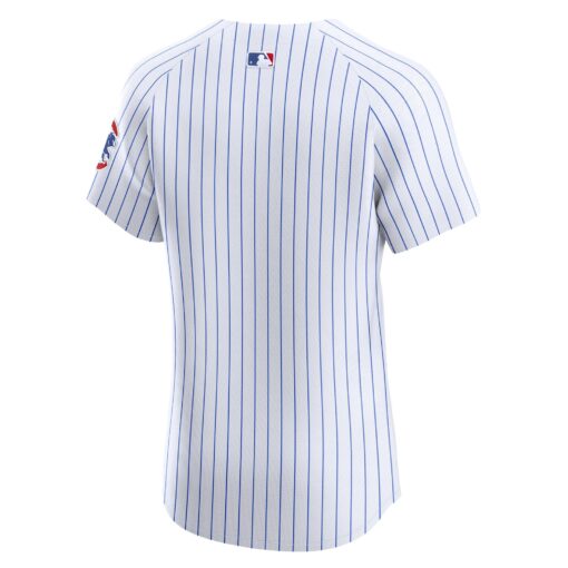 Men's Chicago Cubs White Home Elite Jersey - Image 3