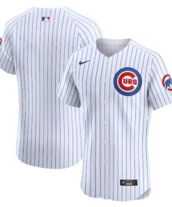 Men's Chicago Cubs White Home Elite Jersey