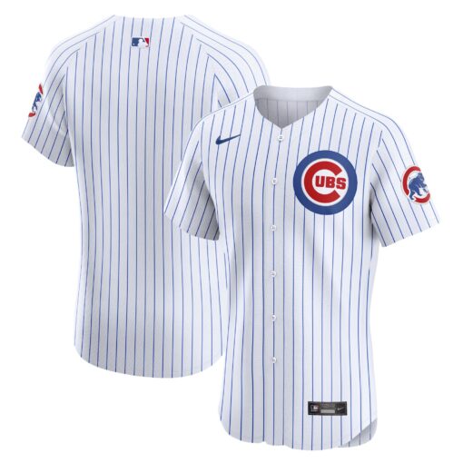 Men's Chicago Cubs White Home Elite Jersey