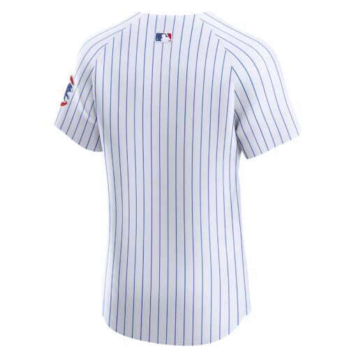 Men's Chicago Cubs White Home Elite Jersey - Image 3