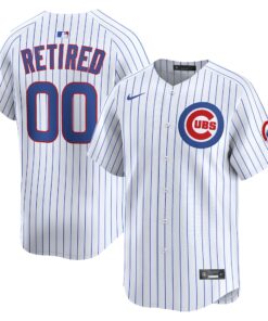 Men's Chicago Cubs White Home Limited Pick-A-Player Retired Roster Jersey