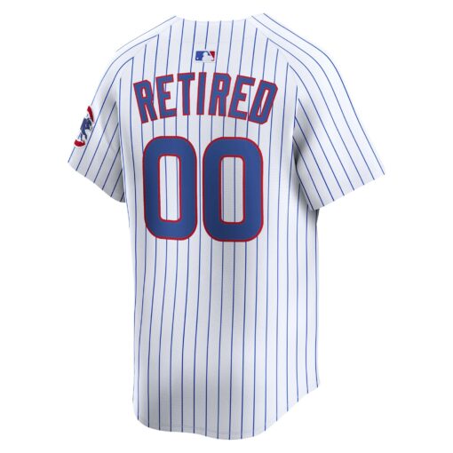 Men's Chicago Cubs White Home Limited Pick-A-Player Retired Roster Jersey - Image 3
