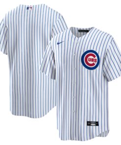 Men's Chicago Cubs White Home Team Jersey