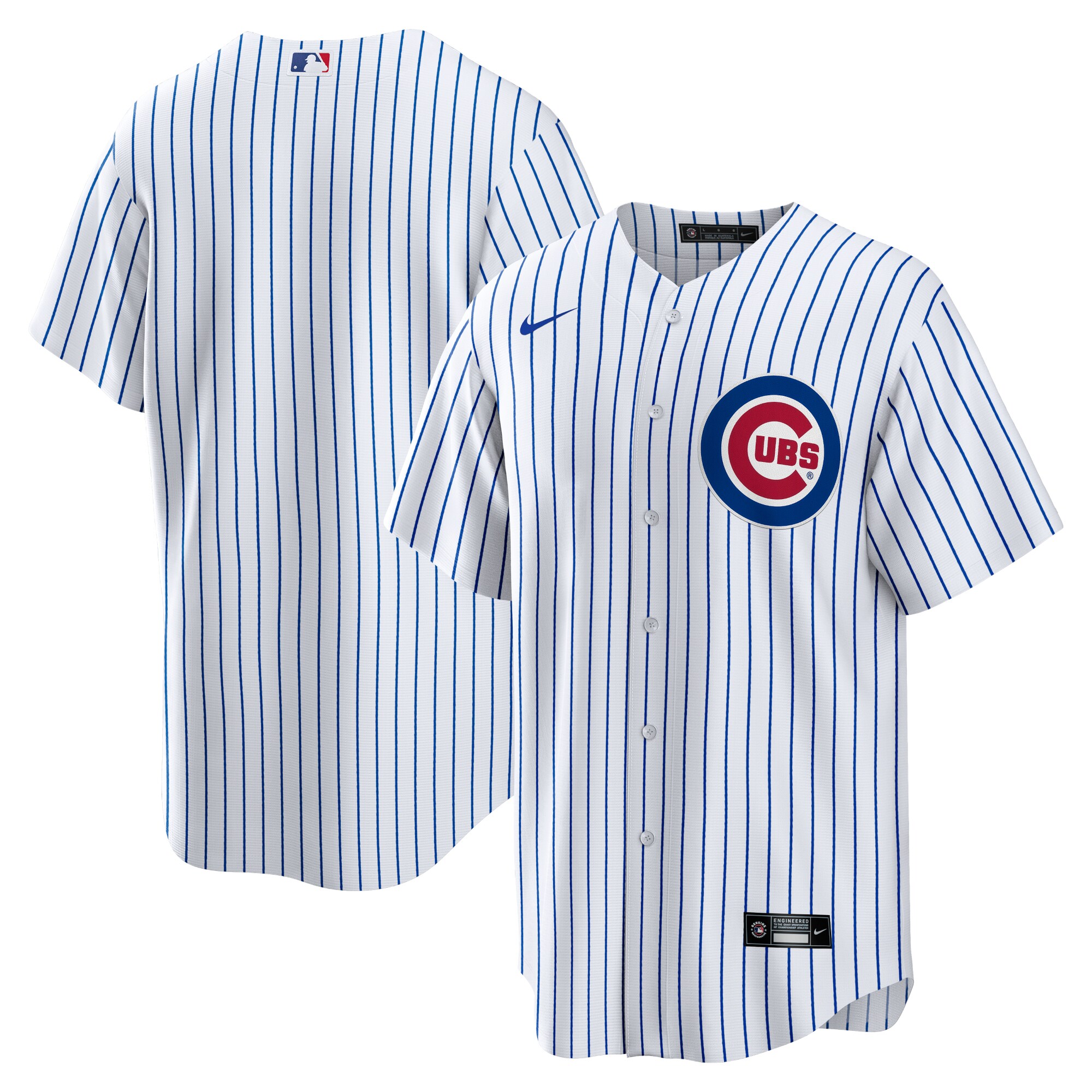 Men's Chicago Cubs White Home Team Jersey