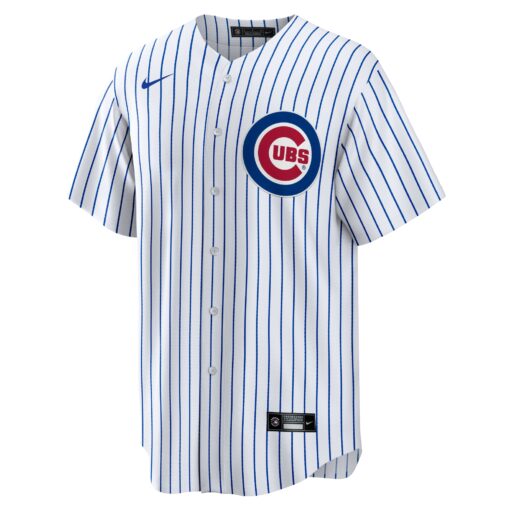 Men's Chicago Cubs White Home Team Jersey - Image 2