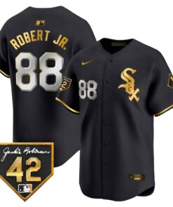 Men's Chicago White Sox 2024 Jackie Robinson Patch Vapor Premier Limited Jersey