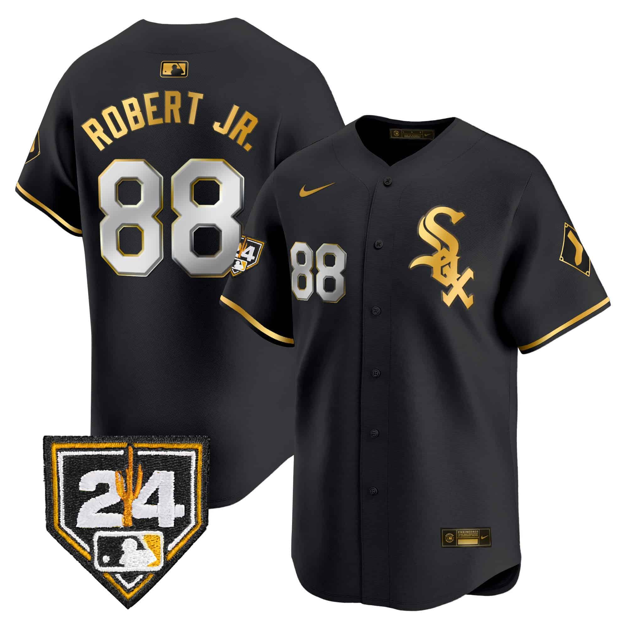 Men's Chicago White Sox 2024 Spring Training Patch Vapor Premier Limited Jersey