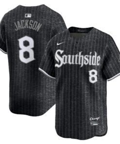 Men's Chicago White Sox Bo Jackson Black City Connect Retired Player Jersey