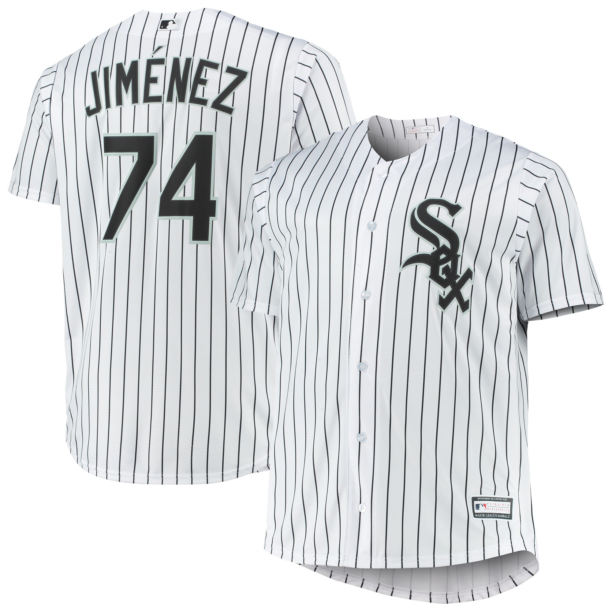 Men's Chicago White Sox Eloy Jimenez White Big & Tall Player Jersey