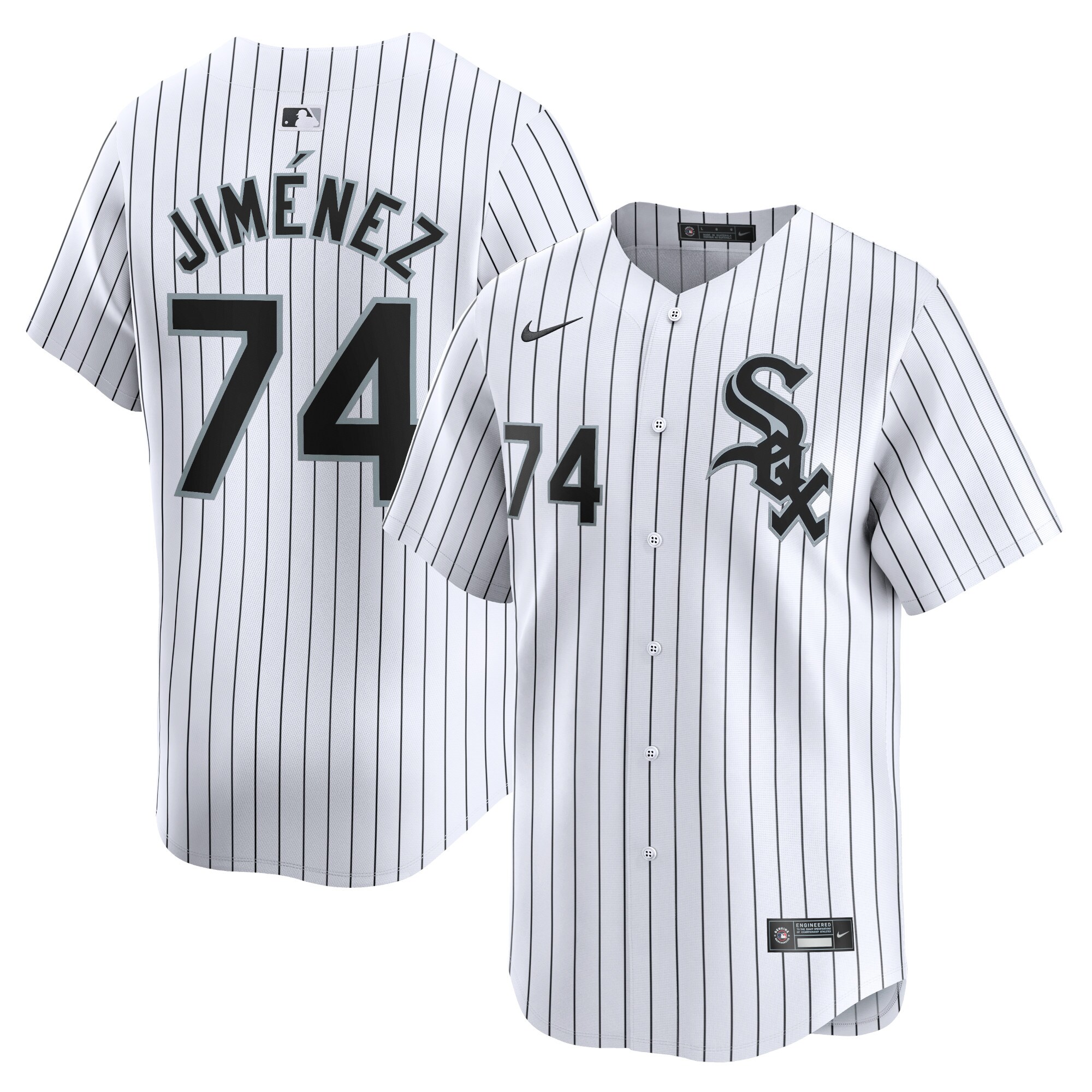 Men's Chicago White Sox Eloy Jimenez White Home Limited Player Jersey