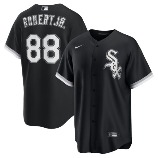 Men's Chicago White Sox Luis Robert Jr. Black Alternate Player Jersey