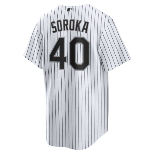 Men's Chicago White Sox Michael Soroka White Home Jersey - Image 3