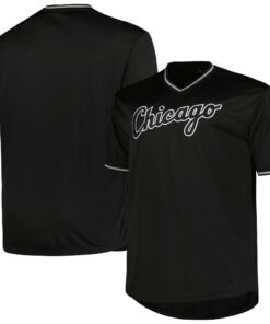 Men's Chicago White Sox Profile Black Big & Tall Pop Fashion Jersey