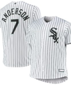 Men's Chicago White Sox Tim Anderson White Big & Tall Player Jersey