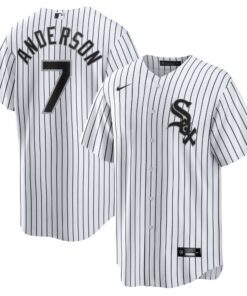 Men's Chicago White Sox Tim Anderson White Home Player Jersey