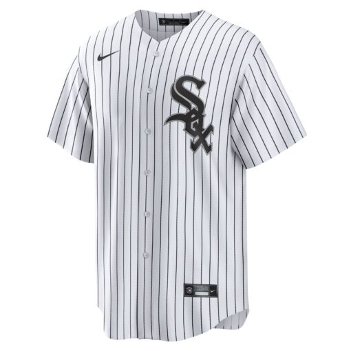 Men's Chicago White Sox White #1 Dad Home Jersey - Image 2