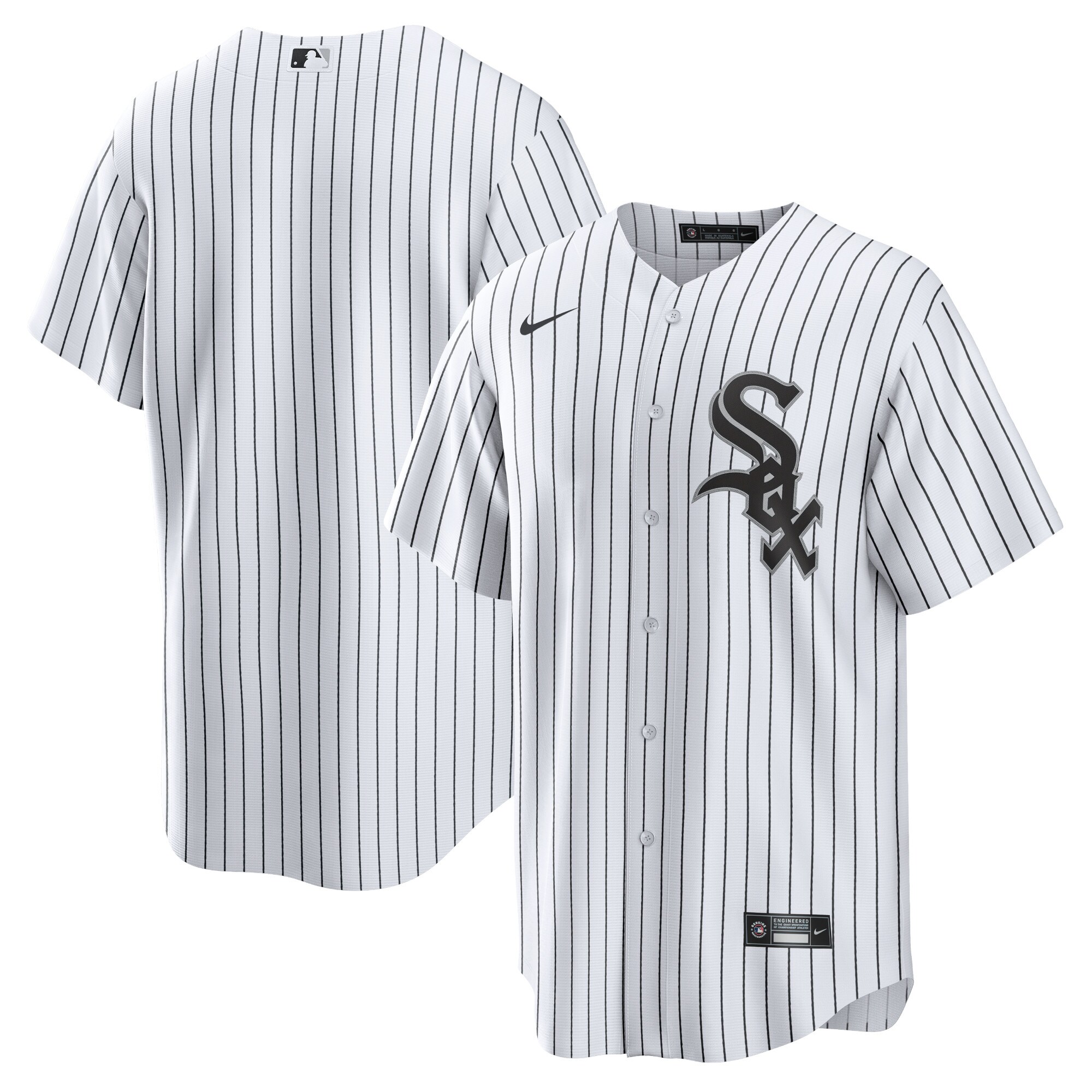 Men's Chicago White Sox White Home Blank Jersey