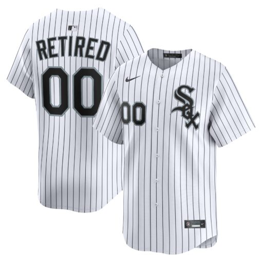 Men's Chicago White Sox White Home Limited Pick-A-Player Retired Roster Jersey