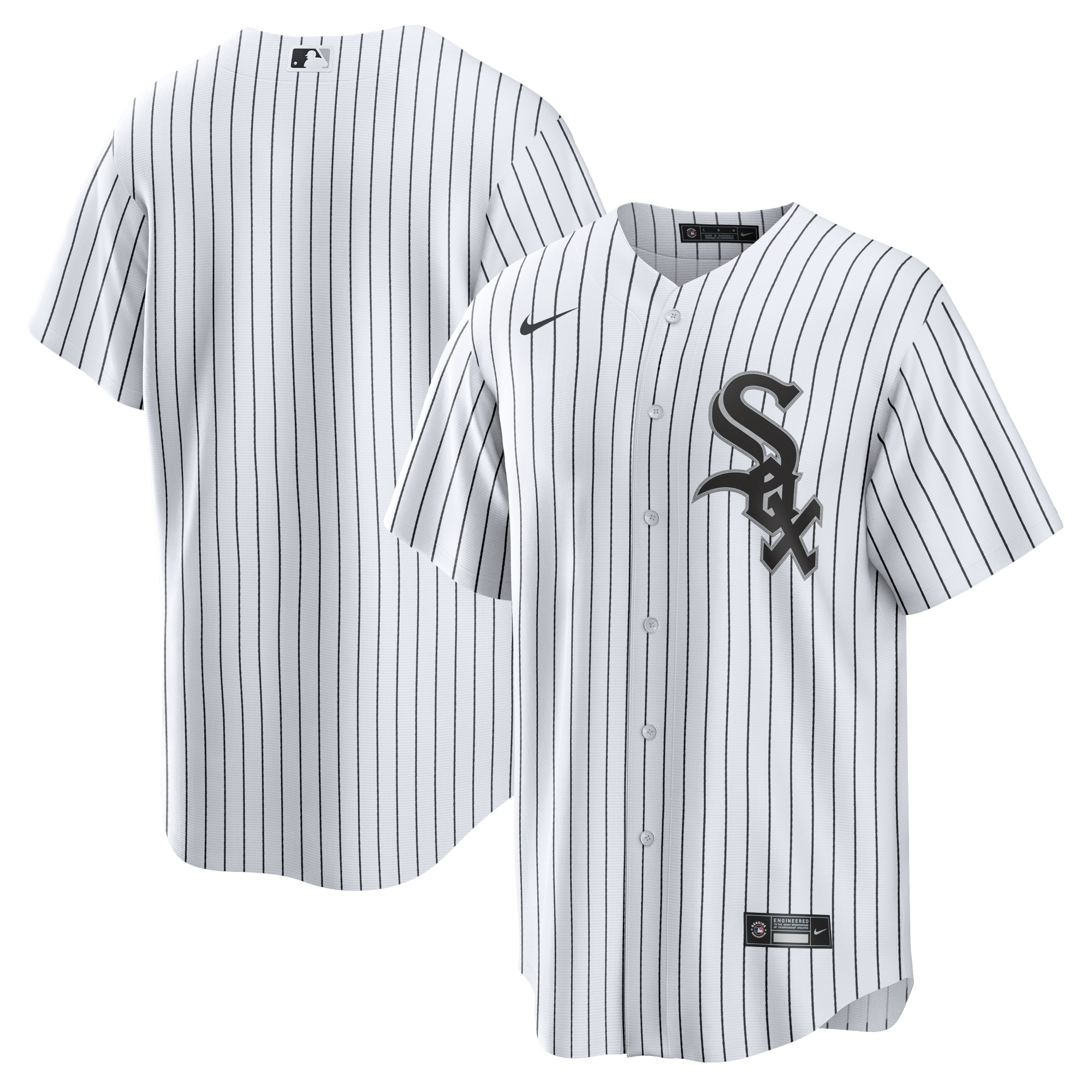 Men's Chicago White Sox White Home Team Jersey