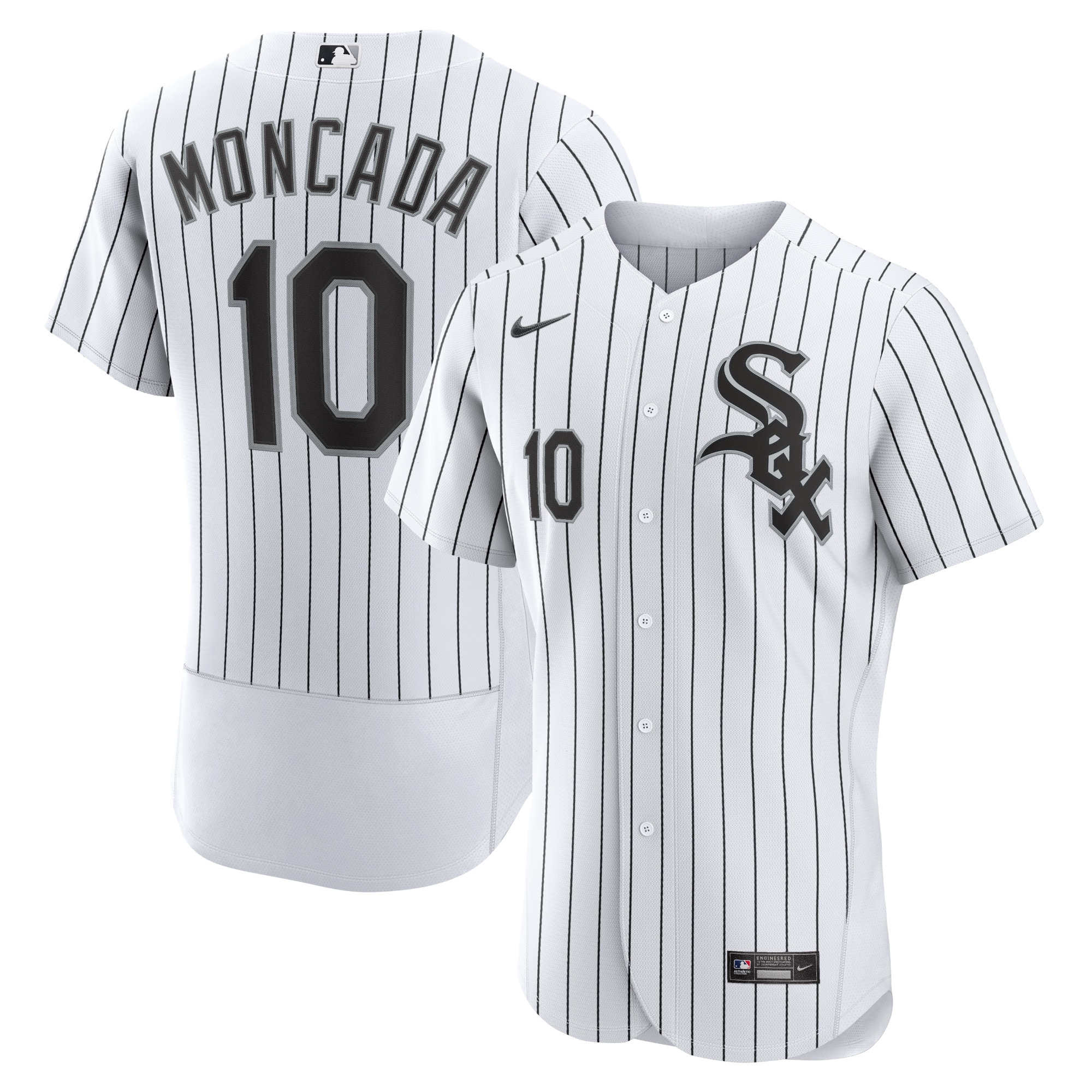 Men's Chicago White Sox Yoan Moncada White Home Player Jersey
