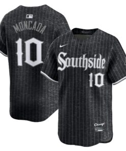 Men's Chicago White Sox YoÃ¡n Moncada Black City Connect Player Jersey