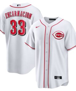 Men's Cincinnati Reds Christian Encarnacion-Strand White Home Jersey