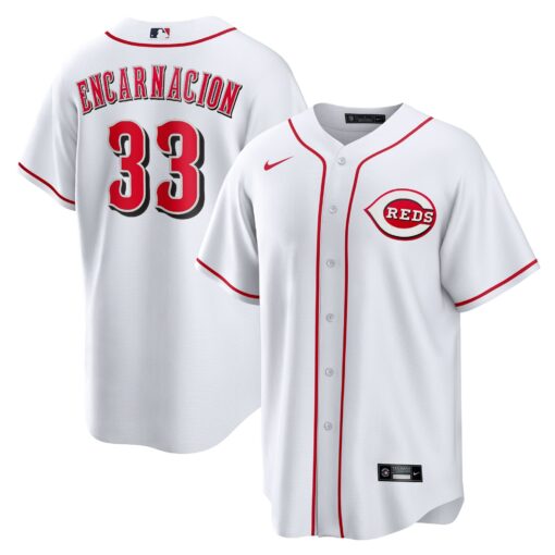 Men's Cincinnati Reds Christian Encarnacion-Strand White Home Jersey