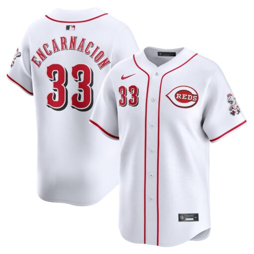 Men's Cincinnati Reds Christian Encarnacion-Strand White Home Limited Player Jersey