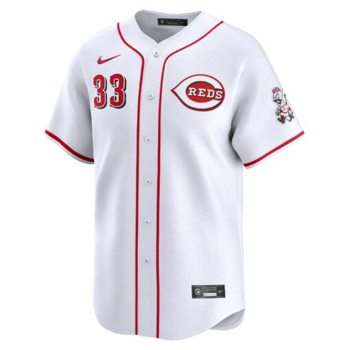 Men's Cincinnati Reds Christian Encarnacion-Strand White Home Limited Player Jersey - Image 2