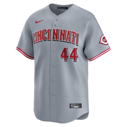 Men's Cincinnati Reds Elly De La Cruz Gray Road Limited Player Jersey - Image 2