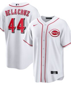 Men's Cincinnati Reds Elly De La Cruz White Home Jersey