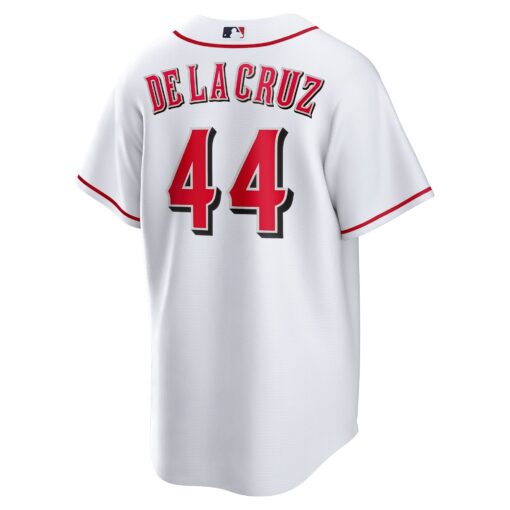Men's Cincinnati Reds Elly De La Cruz White Home Jersey - Image 3