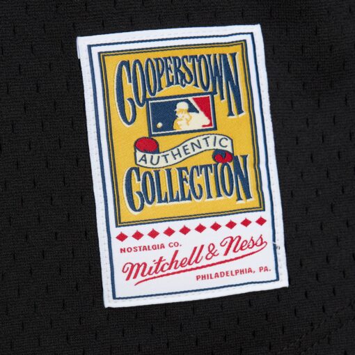 Men's Cincinnati Reds Ken Griffey Jr. Mitchell & Ness Black Cooperstown Collection Mesh Batting Practice Button-Up Jersey - Image 5