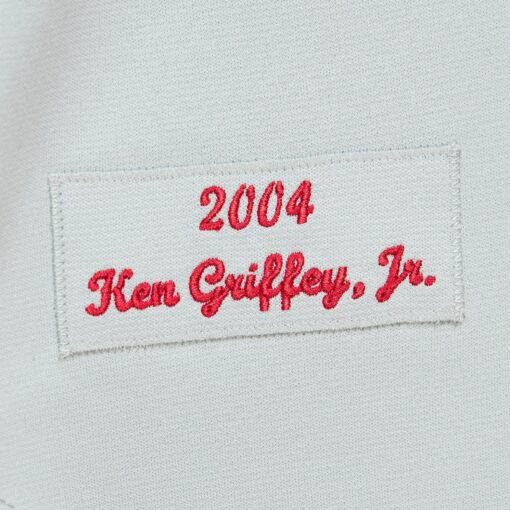 Men's Cincinnati Reds Ken Griffey Jr. Mitchell & Ness Gray 2004 Cooperstown Collection Throwback Jersey - Image 5
