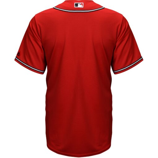 Men's Cincinnati Reds Majestic Scarlet Alternate Los Rojos Cool Base Jersey - Image 3