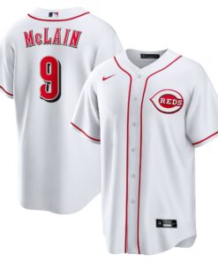 Men's Cincinnati Reds Matt McLain White Home Jersey